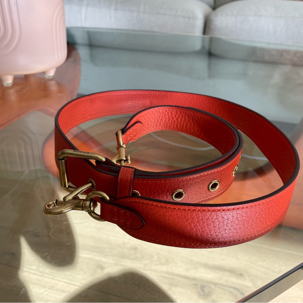 Coach Riley Top Handle 22 in Mango - Picture 12 of 15
